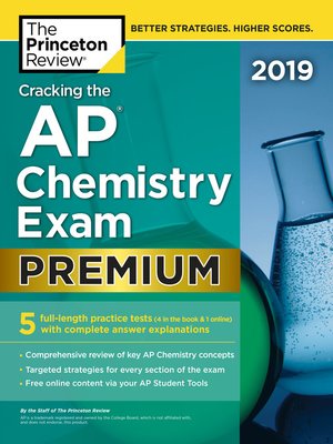 cover image of Cracking the AP Chemistry Exam 2019, Premium Edition